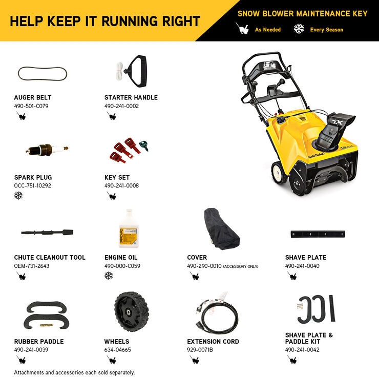 CUB CADET 1X® 21' LHP SNOW BLOWER (31AM5HVRB10)