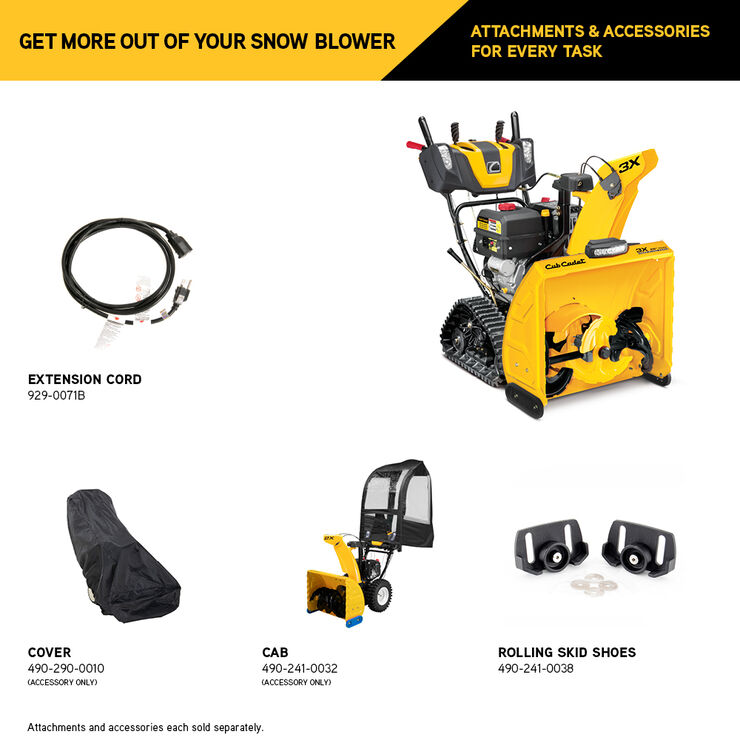 CUB CADET 3X® 26' TRAC SNOW BLOWER (31AH7DVX710)